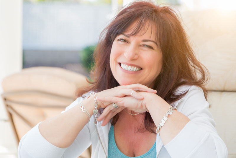 Dental Patient Smiling After Dental Implant Procedure