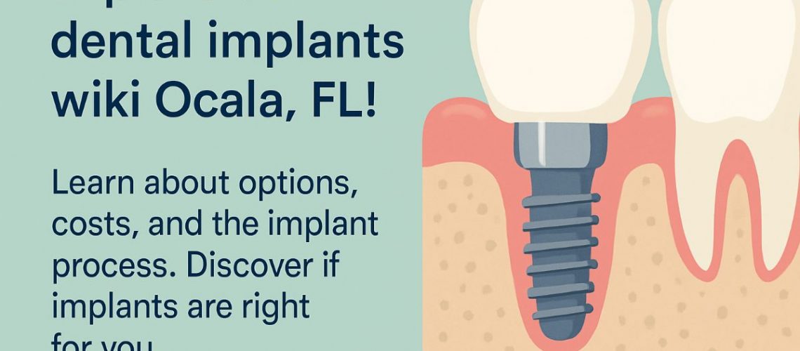 Image of a dental implant abutment being placed into a patients mouth. No text on the image.