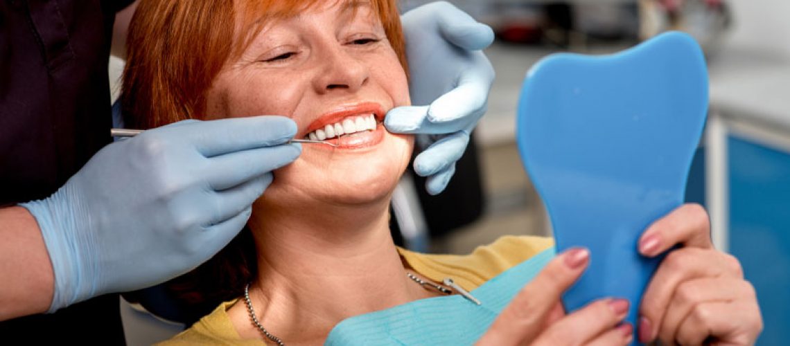 Dental Patient Getting A Full Arch Dental Implant Procedure