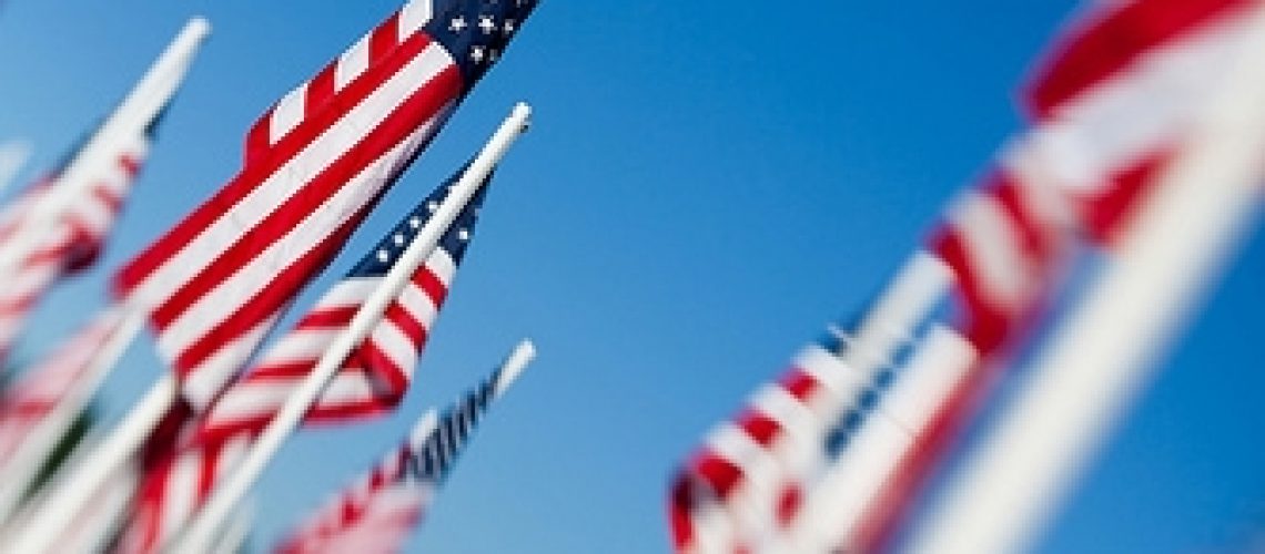 Memorial Day flags - Ocala, FL